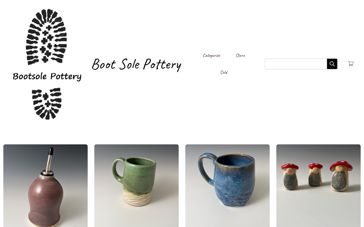 Boot Sole Pottery, Stoneware pottery