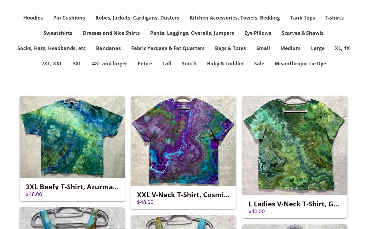 Margo's Dyes, Tie-dye & ice-dye